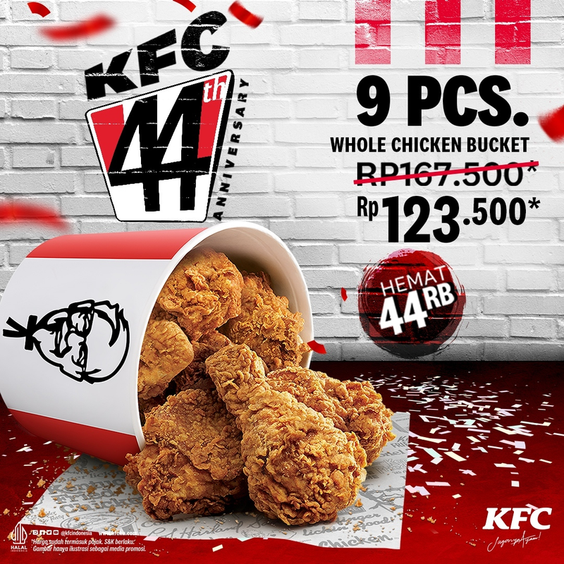 9 Pcs Chicken Bucket